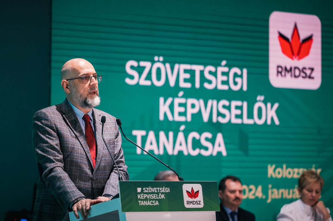 Kelemen Hunor politikai tájékoztatója a Szövetségi Képviselők Tanácsának ülésén