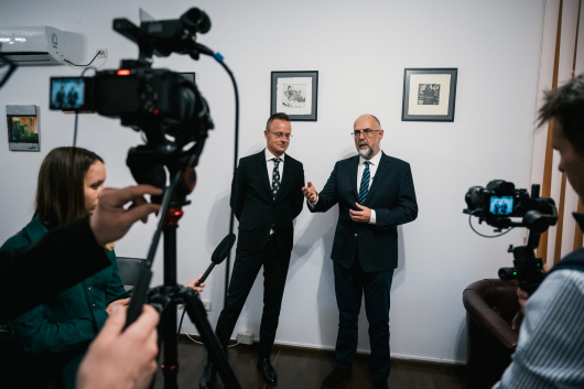Kelemen Hunor nyilatkozata, a Szijjártó Péterrel való találkozó után Kelemen Hunor nyilatkozata, a Szijjártó Péterrel való találkozó után