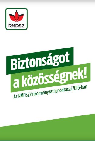 Választási program RMDSZ - 2016