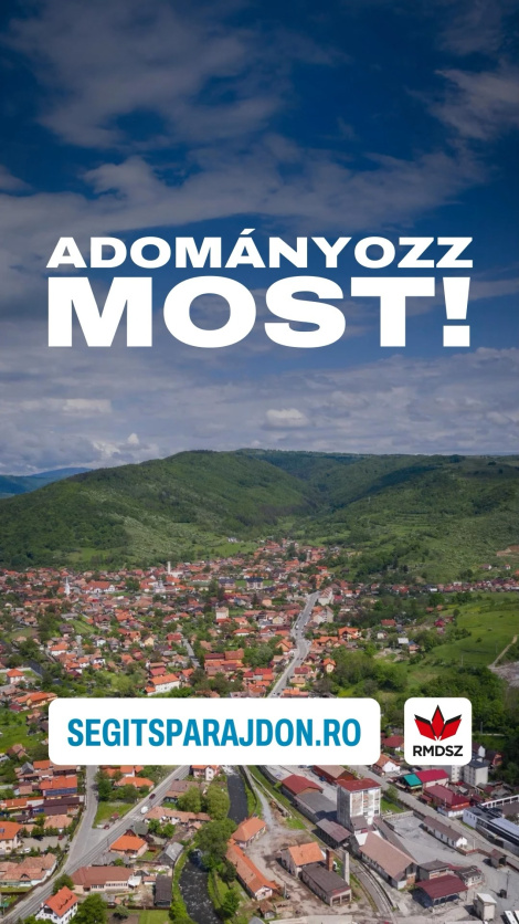 Demjén Ferenc Parajd mellett áll.
Ő is azt üzeni: ha tudsz, segíts a parajdiaknak, hiszen minden lej, forint, euró számít!
👉 https://segitsparajdon.ro/