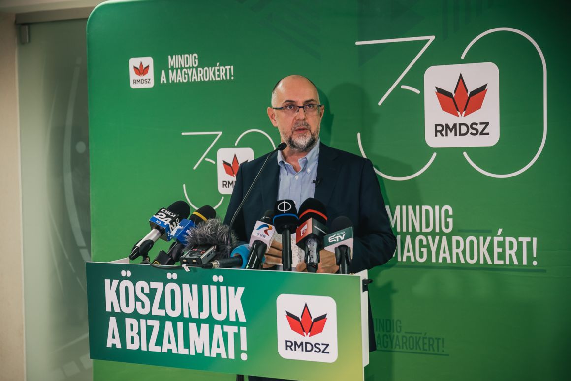 Kelemen Hunor nyilatkozata az exit poll eredményei után