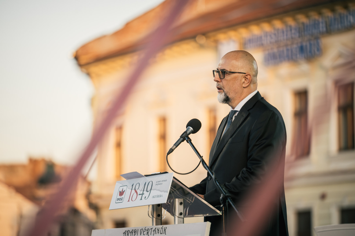 Kelemen Hunor beszéde az október 6-i aradi megemlékezésen