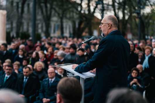 Kelemen Hunor beszéde Kölcsey Ferenc szobrának avatóján Nagykárolyban