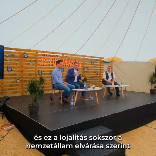 Csoma Botond parlamenti képviselő a 32. Tusványoson Csoma Botond parlamenti képviselő a 32. Tusványoson