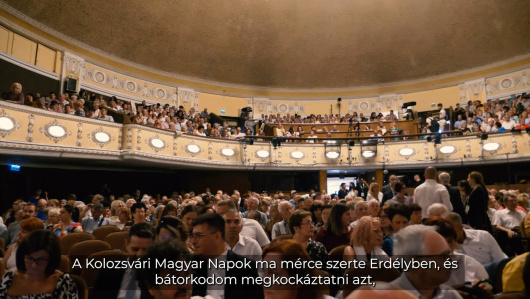 Kelemen Hunor a 14. Kolozsvári Magyar Napok megnyitóján Kelemen Hunor a 14. Kolozsvári Magyar Napok megnyitóján
